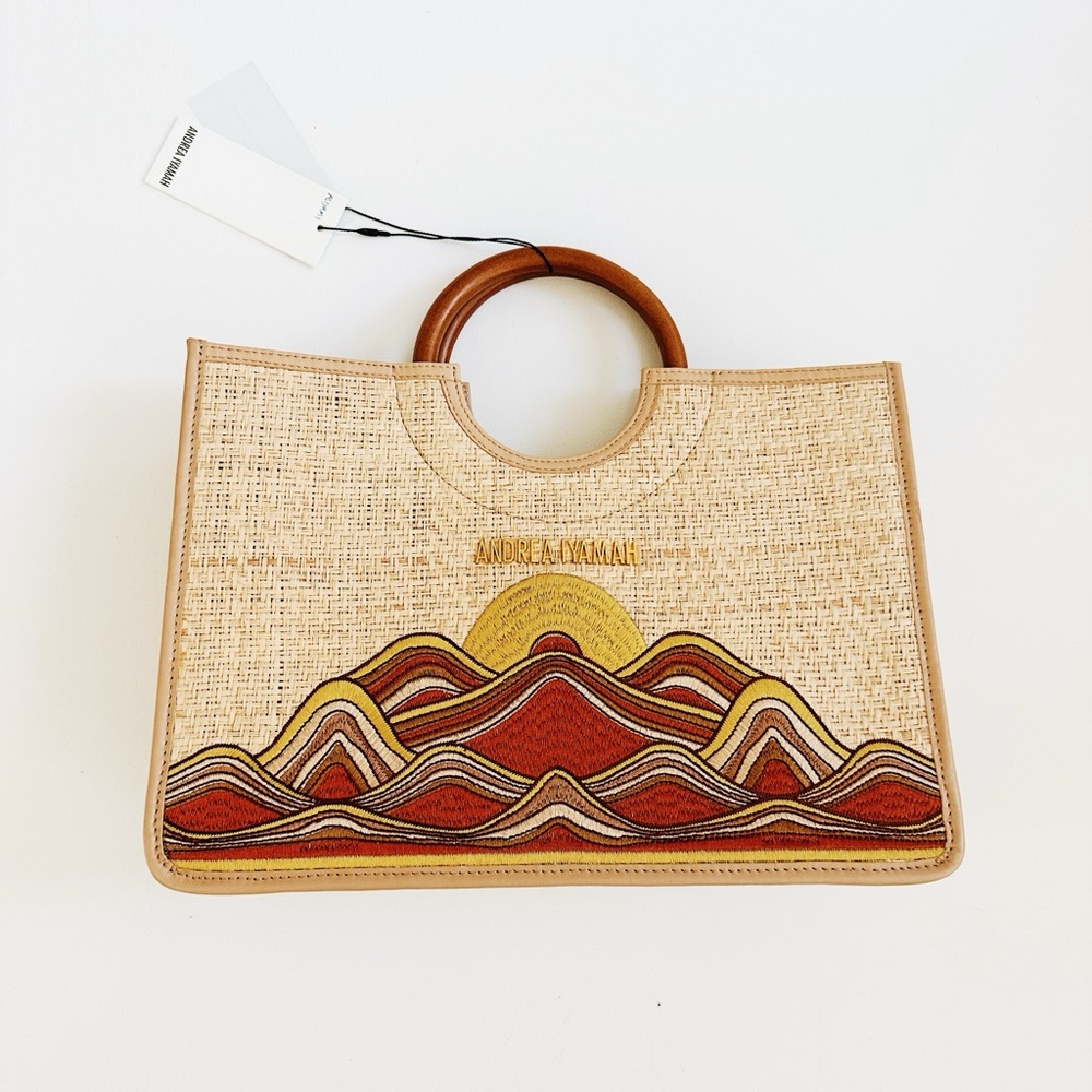 Andrea Iyamah Tan and Brown Women's Bag